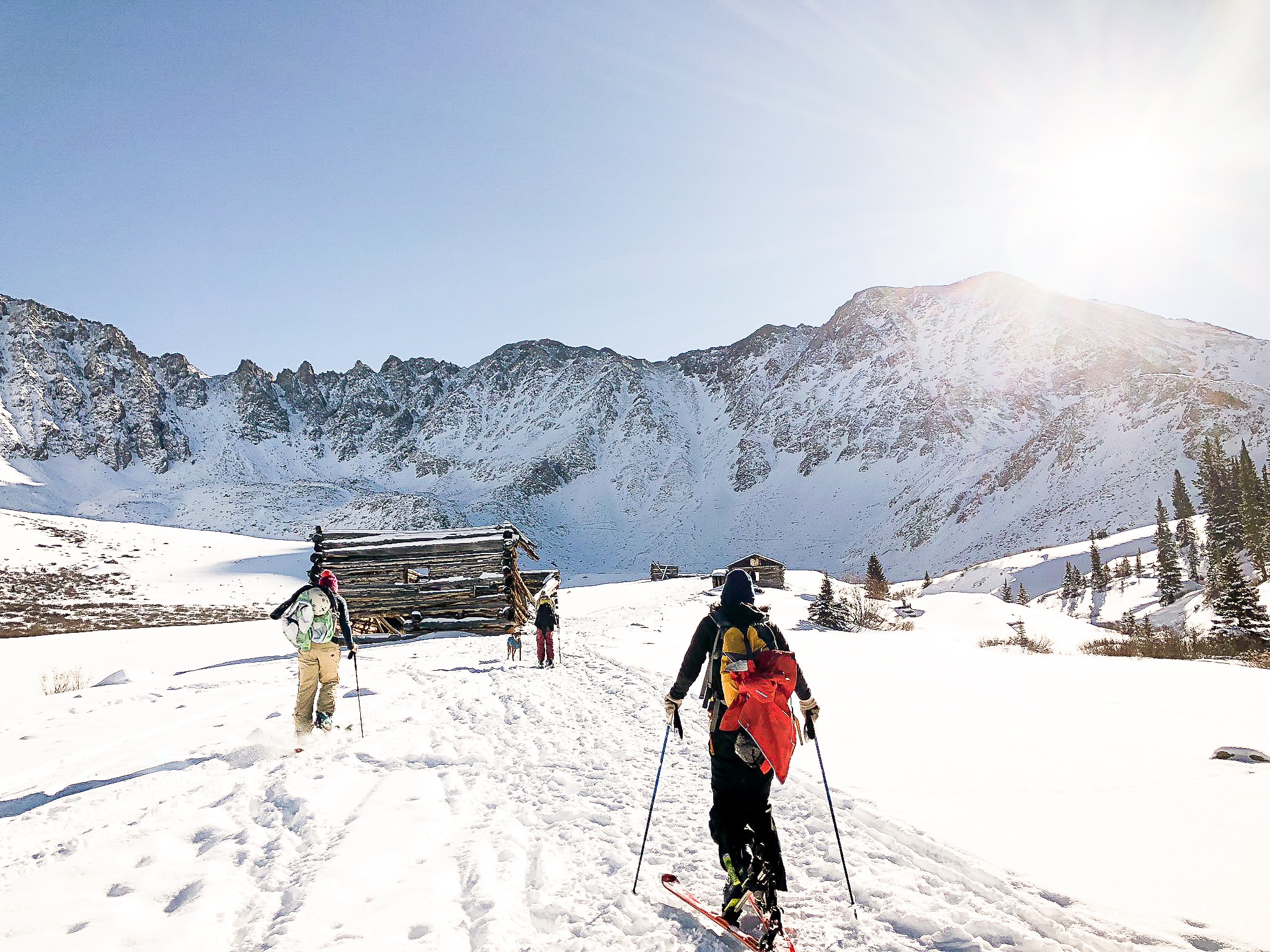Winter skiing holiday