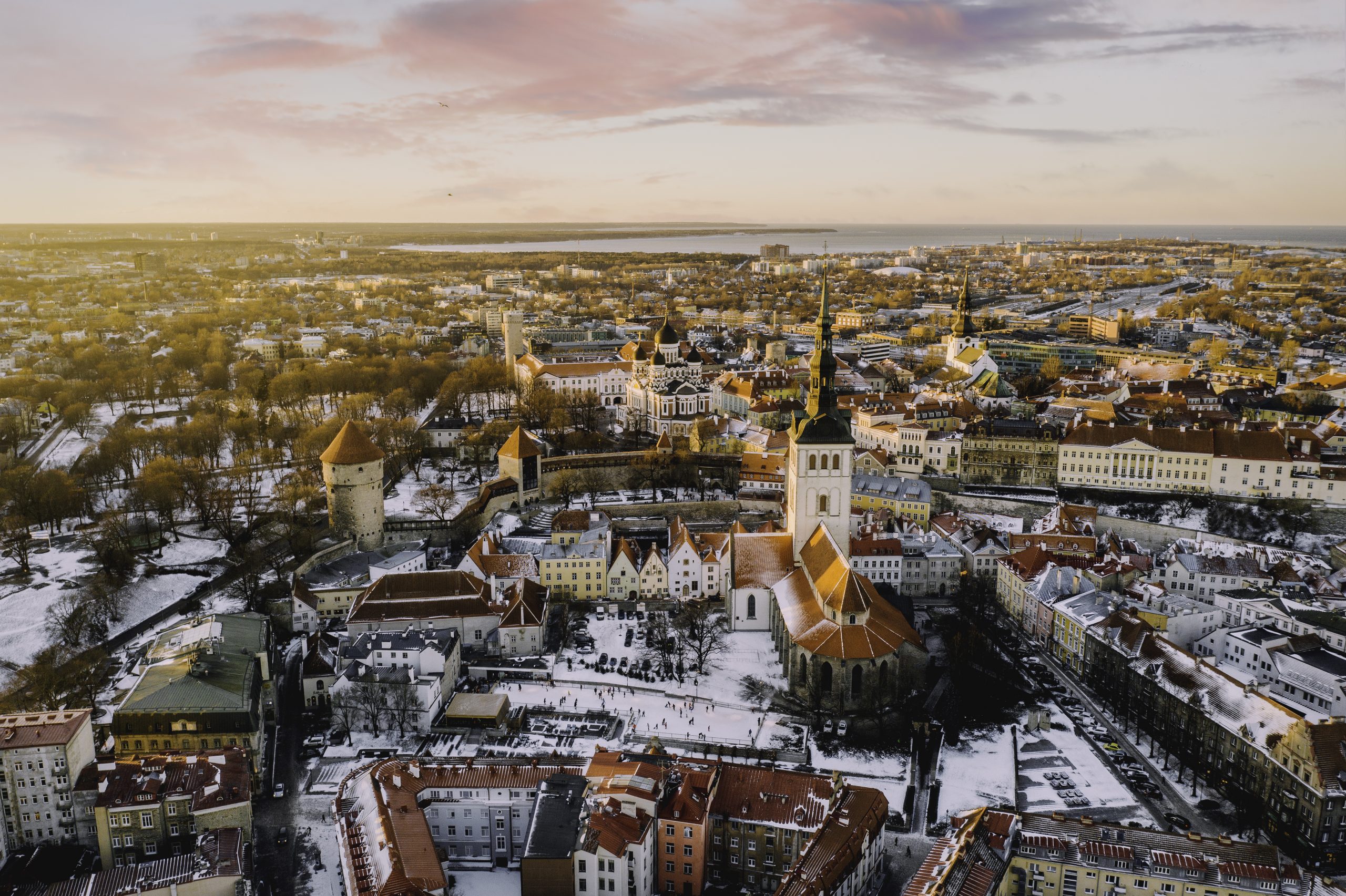 Winter in Old Town Tallinn