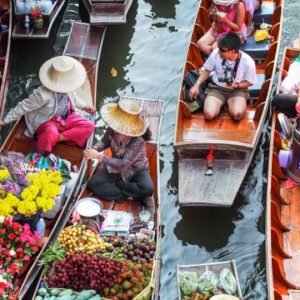 Thailand-Damnoen Saduak Floating Market